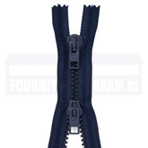 Rits dubbel deelbaar | Opti | plastic P60 | 60 cm | 210 donkerblauw Dubbel Deelbare Rits OPTI - DD - P60 - 60 - CM - 210 - DONKERBLAUW